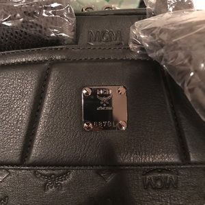 MCM ottomar leather backpack with tag